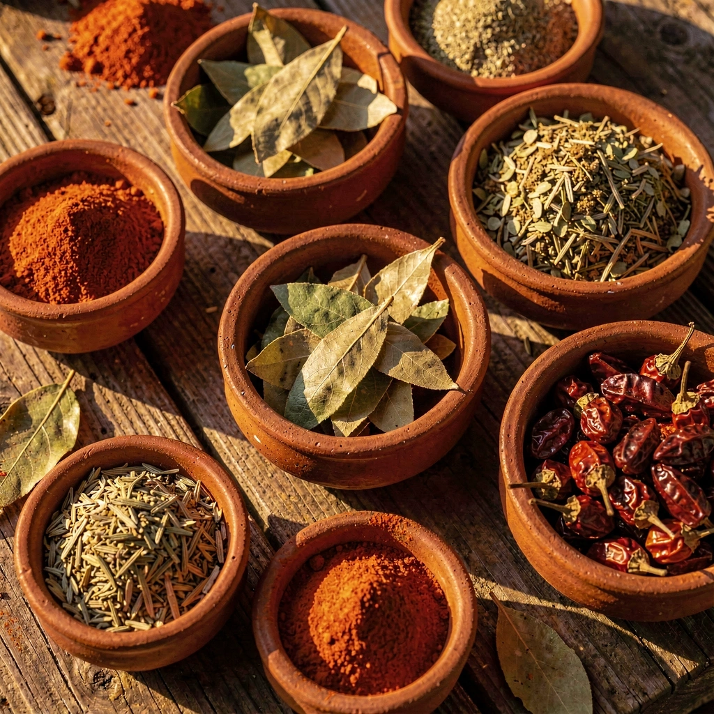 Especiarias e ervas portuguesas